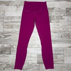 Lululemon High-Rise Leggings Size 4 Magenta
Purple Yoga‎ Athletic Pants